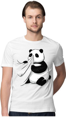 KRYONIX Solid Men Round Neck White T-Shirt