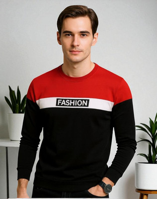 Autna Printed Men Round Neck Red T-Shirt