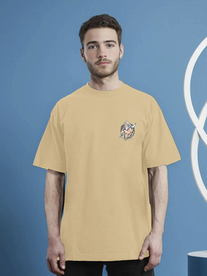 Moda Rapido Printed Men Round Neck Multicolor T-Shirt