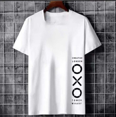TEE TREE Graphic Print Men Round Neck White T-Shirt