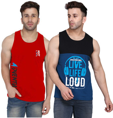 SLOWLORIS Printed, Colorblock Men Round Neck Multicolor T-Shirt
