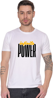 Aaso Graphic Print Men Round Neck White T-Shirt