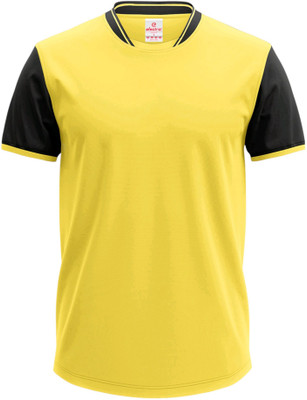 click n buy Colorblock Men Round Neck Multicolor T-Shirt