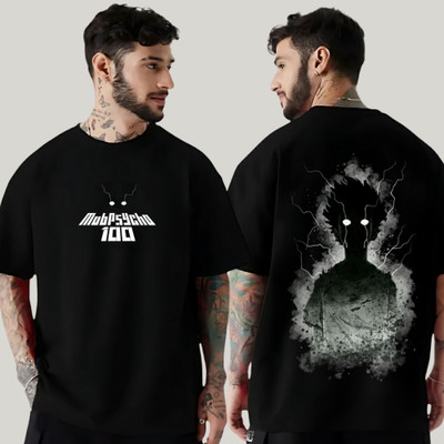 LYNX CLUB Typography Men Round Neck Black T-Shirt