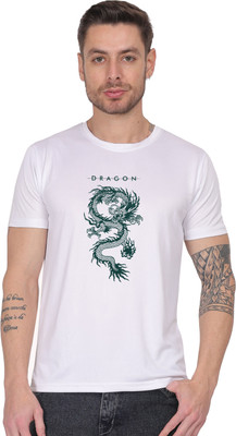 ARTI ARYA TREND Graphic Print Men Round Neck White T-Shirt