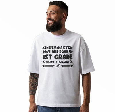 Seek Buy Love Printed Men Round Neck White T-Shirt