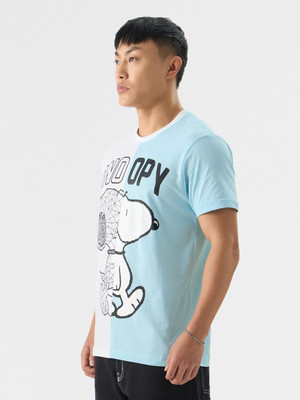 The Souled Store Graphic Print Men Round Neck Multicolor T-Shirt
