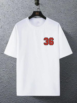 HELL BOUND Typography Men Round Neck White T-Shirt