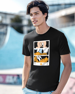 BEWAKOOF Graphic Print Men Round Neck Black T-Shirt