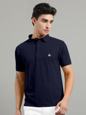 COPER BUCK Solid Men Polo Neck Multicolor T-Shirt