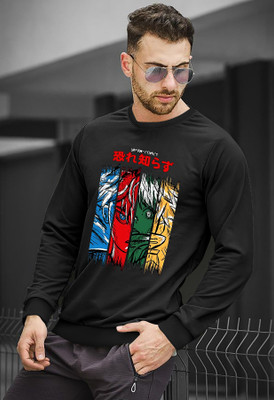 Rawmen Printed Men Round Neck Black T-Shirt