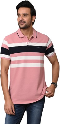 JUGAADISM Striped Men Polo Neck Reversible Multicolor T-Shirt