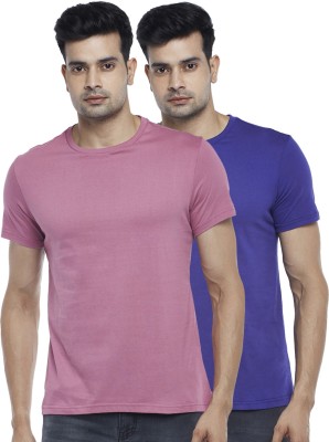 Byford by Pantaloons Solid Men Crew Neck Multicolor T-Shirt