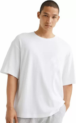 Parona Typography, Printed Men Round Neck Purple, White T-Shirt