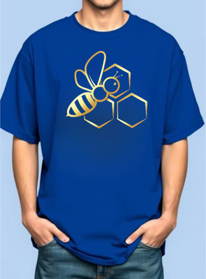 goodsign Printed Men Round Neck Black T-Shirt