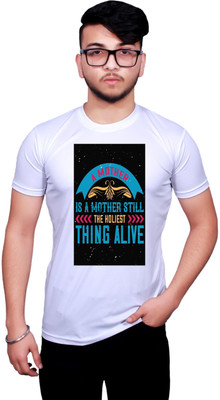 GOLDMONNK Sporty Men Round Neck White T-Shirt