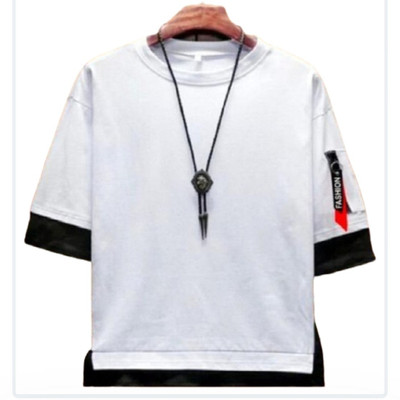 SAHAL FASHION Printed Men Round Neck White T-Shirt