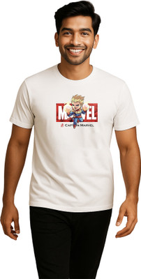 Rimore Clothing Printed Men Round Neck White T-Shirt