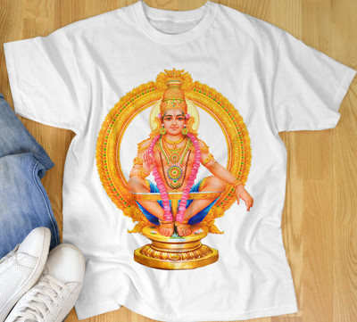 wootee Graphic Print Men Round Neck White T-Shirt