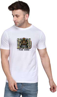 tfurnish Graphic Print Men Round Neck White T-Shirt