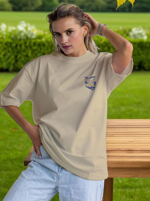 Moda Rapido Printed Women Round Neck White T-Shirt