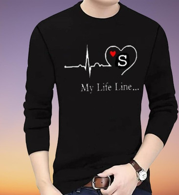 ApheFashion Printed, Typography Men Round Neck Black T-Shirt