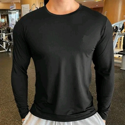 KoolKuts Solid Men Round Neck Black T-Shirt