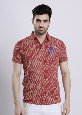 HIGHTRIBE Printed Men Round Neck White T-Shirt