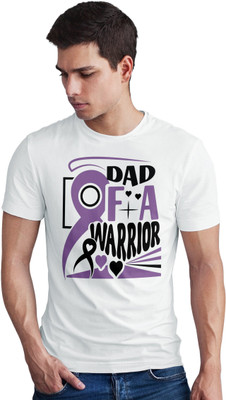 Seek Buy Love Printed Men Round Neck White T-Shirt