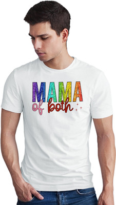 Seek Buy Love Printed Men Round Neck White T-Shirt