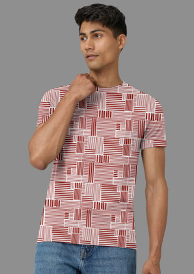 FTX Printed Men Round Neck Maroon T-Shirt