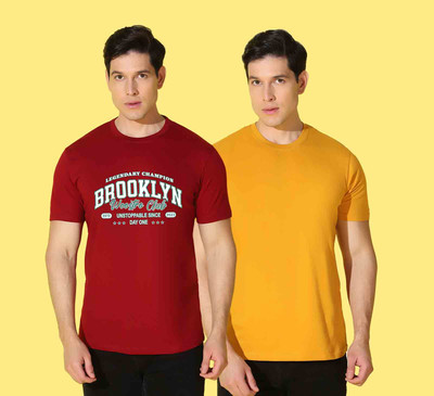 WOOSTRO Graphic Print Men Round Neck Multicolor T-Shirt