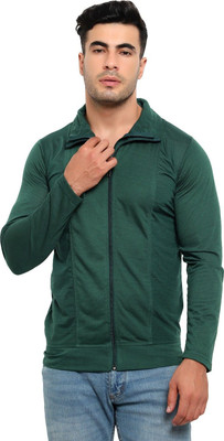 JB Jangoboy Solid Men Polo Neck Dark Green T-Shirt