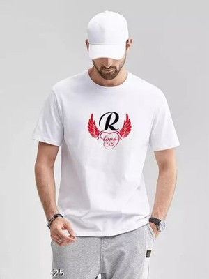 ApheFashion Printed Men Round Neck White T-Shirt