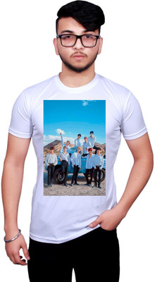NITYANAND CREATIONS Printed Men Round Neck White T-Shirt