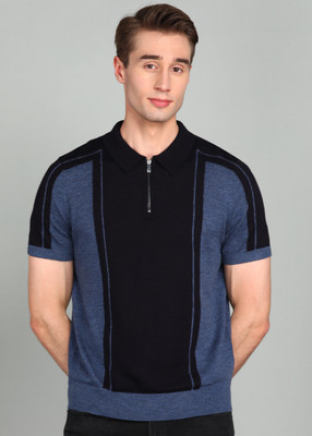 Ted Baker Colorblock Men Polo Neck Multicolor T-Shirt