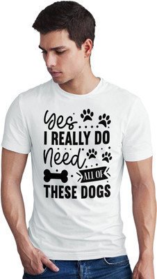 Seek Buy Love Printed Men Round Neck White T-Shirt