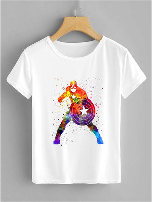 hamsa print world Printed Men Round Neck White T-Shirt