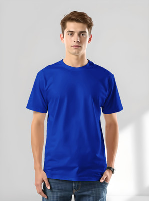 TheLyra Graphic Print Men Round Neck Blue T-Shirt