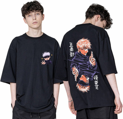 Uniplanet Store Printed Men Round Neck Black T-Shirt