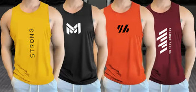 SM SHAYAM CREATION Printed Men Round Neck Multicolor T-Shirt