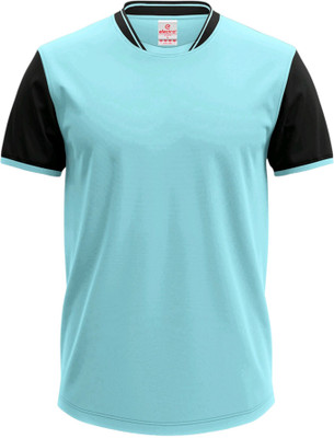click n buy Colorblock Men Round Neck Multicolor T-Shirt