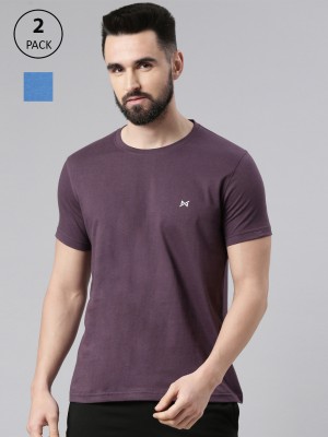 Force NXT Solid Men Round Neck Multicolor T-Shirt