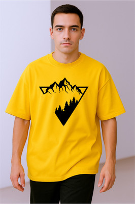 goodsign Printed Men Round Neck White T-Shirt