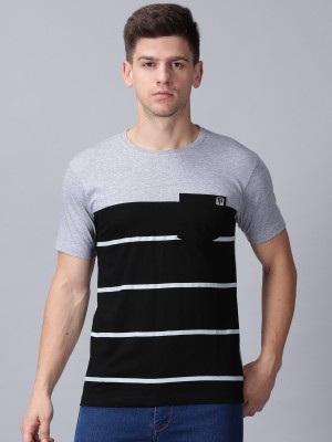 The Fashion Factory Striped Men Round Neck Multicolor T-Shirt