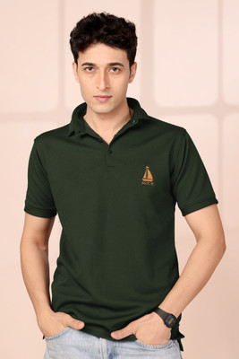 GLORI STAR Self Design Men Polo Neck Reversible Multicolor T-Shirt