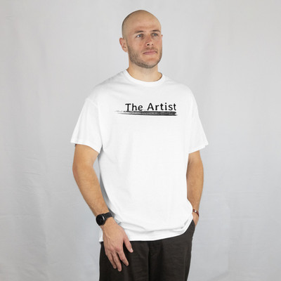 Loomgod Printed Men Round Neck White T-Shirt