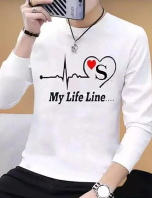 GPGARMNETS Printed Men Round Neck White T-Shirt