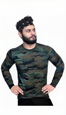 Shri Krishna Printed Men Round Neck Multicolor T-Shirt