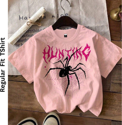 Tee culture store Graphic Print Women Round Neck Black T-Shirt